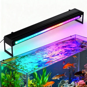 Dernière lumière d'<span class=keywords><strong>aquarium</strong></span> ultra-mince avec une luminosité semblable à celle de la lumière du soleil, des couleurs vives et une <span class=keywords><strong>dissipation</strong></span> thermique supérieure - Product Image 1