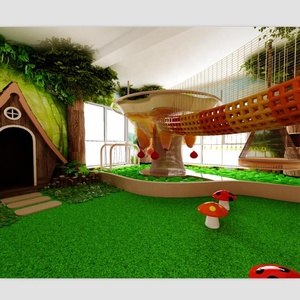 Reti da arrampicata arcobaleno per bambini Set da parco giochi al coperto per la scuola materna incoraggiando l'<span class=keywords><strong>attività</strong></span> fisica e il divertimento - Product Image 1