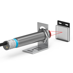 GTRIC M12 Retroreflective <strong>Laser</strong> <strong>Sensor</strong> 24VDC 3-wires PNP NO NC 6m Distance Retro-reflective Optical Photoelectric Switch <strong>Sensor</strong> - Product Image 1