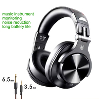 Casque audio sans fil de qualité supérieure, circum-auriculaire, pour studio, avec prise en charge du monitoring des instruments de musique et câble auxiliaire 6,5 mm