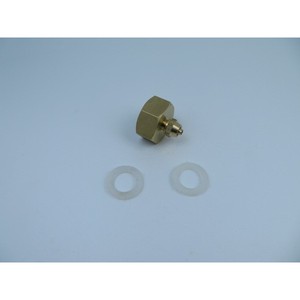 Dental 6 Point Faucet Adapter 3/4 To 1/4 Inch Copper Hose Fitter With Washers Garden Water Connector - Product Image 2