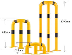 उच्च गुणवत्ता विश्वसनीय पीला काले रंग सड़क की ओर बाधाओं बढ़त संरक्षण क्रैश बैरियर - Product Image 2