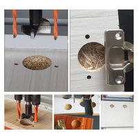 Double Tête verticale porte charnière forage bois cnc aléseuse