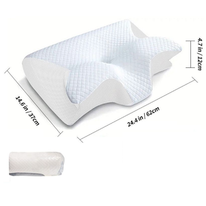 <span class=keywords><strong>Oreiller</strong></span> cervical orthopédique en mousse <span class=keywords><strong>à</strong></span> <span class=keywords><strong>mémoire</strong></span> <span class=keywords><strong>de</strong></span> <span class=keywords><strong>forme</strong></span>, <span class=keywords><strong>forme</strong></span> papillon, le plus vendu, soutien <span class=keywords><strong>ergonomique</strong></span> du cou pour les dormeurs latéraux - Product Image 5
