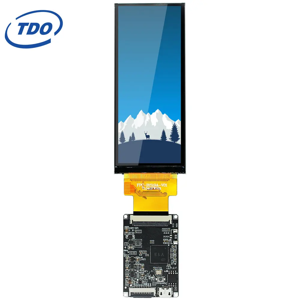 Tdo 3.99 इंच ips 400*960 स्मार्ट uart tft डिस्प्ले