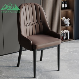 Silla de Comedor Moderna y Minimalista Wayon, Silla de Hotel de Lujo Creativa con Reposabrazos, Tapicería Suave, Apilable, para Exteriores y Apartamentos - Product Image 2
