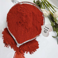 Poudre d'oxyde de fer rouge en gros, pigment inorganique, norme nationale, origine Hebei, pour peinture de sol en caoutchouc, colorant pour briques