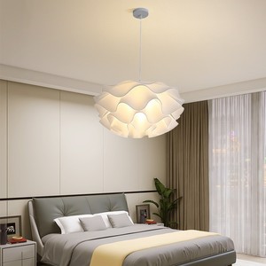 Hfshanks โคมไฟแขวนลายดอกไม้ LED แสงสีขาวนวล ทรงกลม หัวเดียว สำหรับห้องรับประทานอาหาร ห้องนอน ห้องนั่งเล่น - Product Image 4