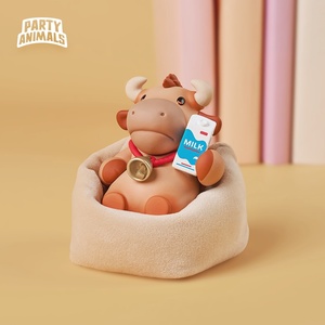 Set di 4 statuette in PVC originali e autentiche Party Animals Beast Party Serie Easy Win Seconda Edizione per Collezionisti di Giochi Steam - Product Image 5