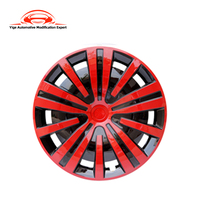universels de protection de voiture 14-15 pouces-Enjoliveurs décoratifs en plastique PP de haute qualité pour roue décorative