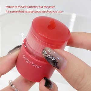 Gelée à lèvres hydratante transparente, design rotatif empilable, nouveau design GEGE BEAR, design sous vide, gelée à lèvres mignonne, cerin pour les lèvres - Product Image 5