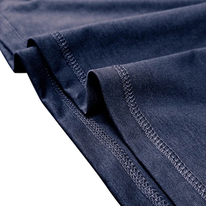 Camiseta básica de manga corta con cuello redondo al por mayor, camiseta de manga corta Henley ajustada de varios colores para hombre - Product Image 3