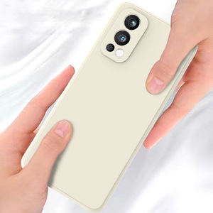 Coque en silicone liquide carrée d'origine pour Oneplus Nord 2 5G, coque arrière souple pour Oneplus Nord CE 5G pour <span class=keywords><strong>One</strong></span> <span class=keywords><strong>Plus</strong></span> 9 8 8T 7 1+9 Pro - Product Image 2