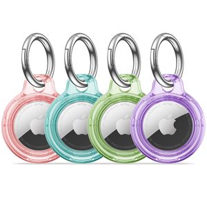 Étui pour AirTag avec <span class=keywords><strong>porte</strong></span>-clés, housse <span class=keywords><strong>GPS</strong></span> antichoc anti-rayures, <span class=keywords><strong>porte</strong></span>-clés pour AirTags, accessoires pour AirTag - Product Image 6