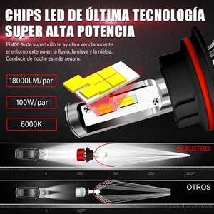 Bombillas LED para Faros Delanteros F5 18000LM 6000K Súper Brillantes |   12V 28W |   Ajuste Universal H11 9005 |   Repuestos para Automóviles - Product Image 2