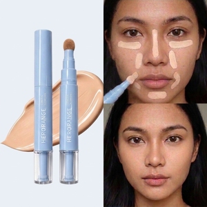 Stylo correcteur couvrant avec pinceau, maquillage naturel, fini mat, waterproof, longue tenue, fond de teint correcteur pour les yeux - Product Image 1