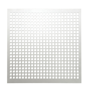 <span class=keywords><strong>Plaque</strong></span> <span class=keywords><strong>de</strong></span> <span class=keywords><strong>treillis</strong></span> métallique perforé décoratif en acier galvanisé à maille unie, <span class=keywords><strong>soudé</strong></span>, à trous ronds, épaisseurs 0,8 mm, 0,9 mm, 1,0 mm - Product Image 1
