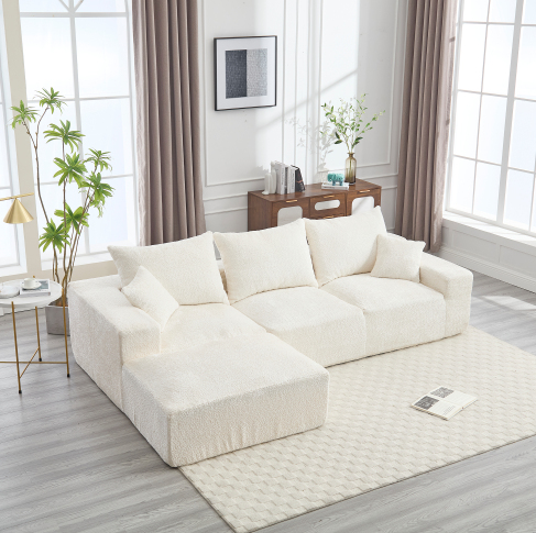 Beige + Chenille + 3 places