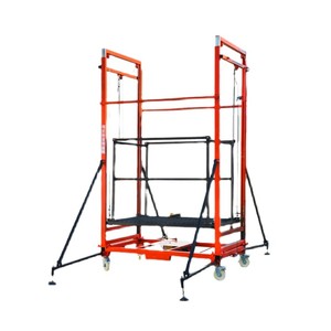Échafaudage hydraulique portable électrique de 500 kg pour la construction de bâtiments de grande hauteur, disponible à la vente - Product Image 2