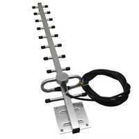 Antenne de Station de Base à Gain élevé 12dBi 10 éléments 1100-1300MHz Antenne Yagi directionnelle extérieure étanche 1.2G