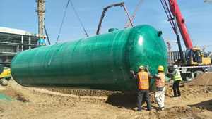 خزان الصرف الصحي المدفون من الألياف الزجاجية المقواة بالبلاستيك بسعر الجملة، ألوان مخصصة، خزان الصرف الصحي المنزلي - Product Image 2