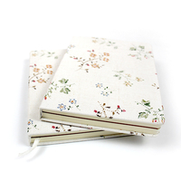 Couverture en tissu, design personnalisé avec motifs de fleurs, pour journal, portable