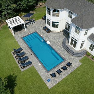 Piscina prefabricada rectangular de fibra de vidrio de primera calidad, envío en contenedor grande, larga vida útil, alta resistencia - Product Image 1