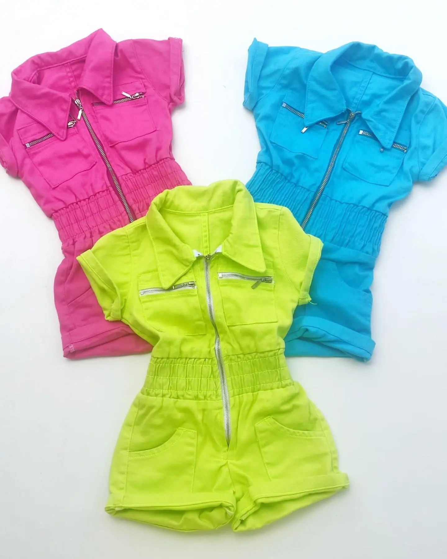 RD夏の新しいキッズジャンプスーツ子供服卸売女の子服セット女の子卸売ジャンプスーツ服