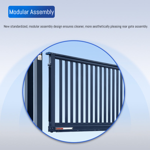 Porte coulissante cantilever industrielle en aluminium Qigong avec ouverture automatique légère pour école/centre commercial/usine - Product Image 5