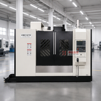 Mesin Perkakas CNC Vertikal VMC1270 Heavy Duty untuk Pemrosesan Komponen Logam