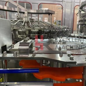 <span class=keywords><strong>Machine</strong></span> de remplissage de boissons gazeuses à haute vitesse à 32 têtes, remplisseuse de bouteilles PET - Product Image 4