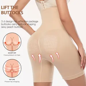 Custom Control Panties 1748PK# Hip Enhancer Seamless Butt Lifter High Waisted Tummy Control Shapewear for Women
