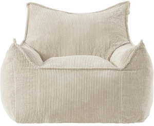 Puf Plegable Creativo, Sofá Reclinable Tipo Puff, Cómodo, Impermeable, para Dormitorio, Sala de Estar, Balcón - Product Image 1