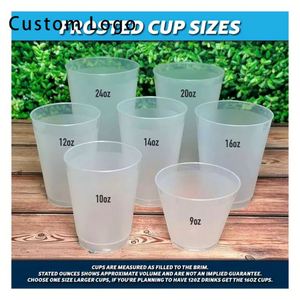 Gobelets de stade en plastique dépoli avec logo personnalisé, imperméables et durables pour cadeaux de mariage, fournitures parfaites pour les fêtes - Product Image 5