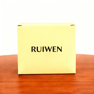 Carpeta Personalizada de Materiales Reciclados con Recubrimiento UV para Perfumes y Auriculares de Alta Gama, con Grabado en Relieve y Doble Inserto - Product Image 4