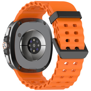 Bracelet marin pour Samsung Galaxy Watch 8 Bracelet en silicone de sport classique pour Galaxy Watch 8 40mm 44mm Bracelet de montre - Product Image 3