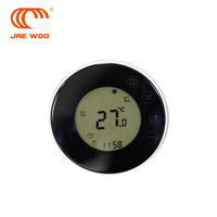 Termostato WiFi Tuya de 220V para Montaje en Pared, Control Dual de Temperatura con Bloqueo Infantil para Película Calefactora de Grafeno de Carbono Ondol Coreana