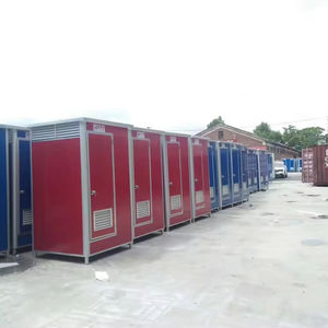 Toilettes mobiles miniatures écologiques pour l'extérieur, salle de bain publique, toilettes, salle de bain, WC, conteneur de toilettes, ensemble de douche - Product Image 1