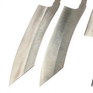 Lame de couteau de chef Kiritsuke courbée, qualité industrielle, en acier Sleipner traité thermiquement non modifiable, 60-62 HRC, pour cuisine, DIY, OEM - Product Image 6