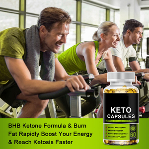 Capsules Keto Capsules Mélange et regain d'énergie Keto Softgel Vegan Keto BHB Capsules biologiques - Product Image 5
