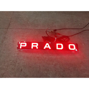 แถบไฟ LED กรอบป้ายทะเบียนด้านหลังชิ้นส่วนรถยนต์ความโลภสำหรับ Prado FJ150กระจกมองหลังโครเมี่ยม - Product Image 4