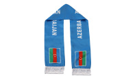Nouveau produit écharpes caractéristiques AZERBAIJAN pour les écharpes personnalisées de drapeau de club de fan et de suiveur