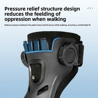 Orthèse médicale pour pied tombant, attelle de cheville réglable, correcteur de pied tombant à tension réglable, rééducation post-AVC, physiothérapie JIAYAO