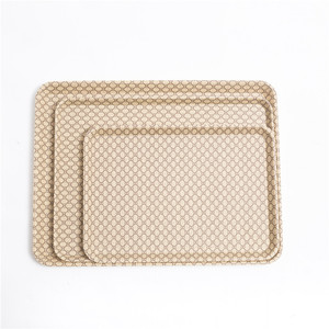 Bandejas de desayuno personalizadas, bandeja de servicio para tazas de fruta, decoración rectangular pequeña - Product Image 5