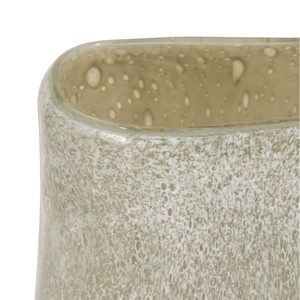 Vaso rettangolare in vetro per l'arredamento del soggiorno, pezzo decorativo contemporaneo, centrotavola, vaso decorativo per fiori - Product Image 5