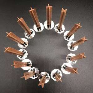 Mecha de madera cruzada disponible de tamaño personalizado de fábrica de China para hacer velas Saleval de EE. UU. - Product Image 5