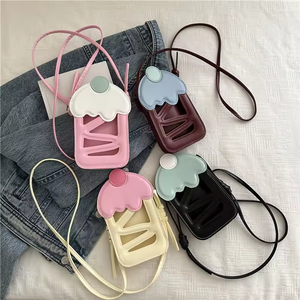 Bolso de moda 2026 con diseño de pastel y helado, hueco, de un solo hombro, bandolera pequeña, para mujer - Product Image 1