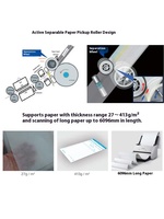 Scanner de documents USB CIS haute vitesse haute définition DS570WII A4 avec alimentation continue automatique du papier en stock