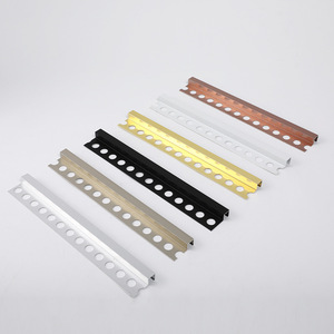 Profilo Angolare Esterno in Alluminio, Striscia Decorativa Quadrata <span class=keywords><strong>per</strong></span> Bordi <span class=keywords><strong>Piastrelle</strong></span>, Finitura in Metallo, Linea Sigillante in Lega di Alluminio - Product Image 4