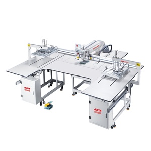 Machine à coudre industrielle multifonctionnelle CNC programmable automatique pour modèles <span class=keywords><strong>de</strong></span> vêtements JUITA JTK8F-90AJWW avec découpe laser et <span class=keywords><strong>transfert</strong></span> - Product Image 1